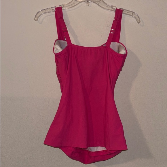 Profile by Gottex ROSE Tutti Frutti Underwire Tankini Top US 36E - Picture 3 of 6